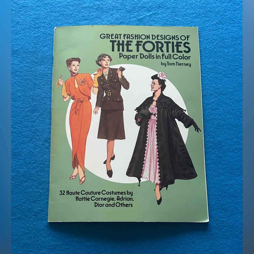 Great Fashion Designs of the Forties Book